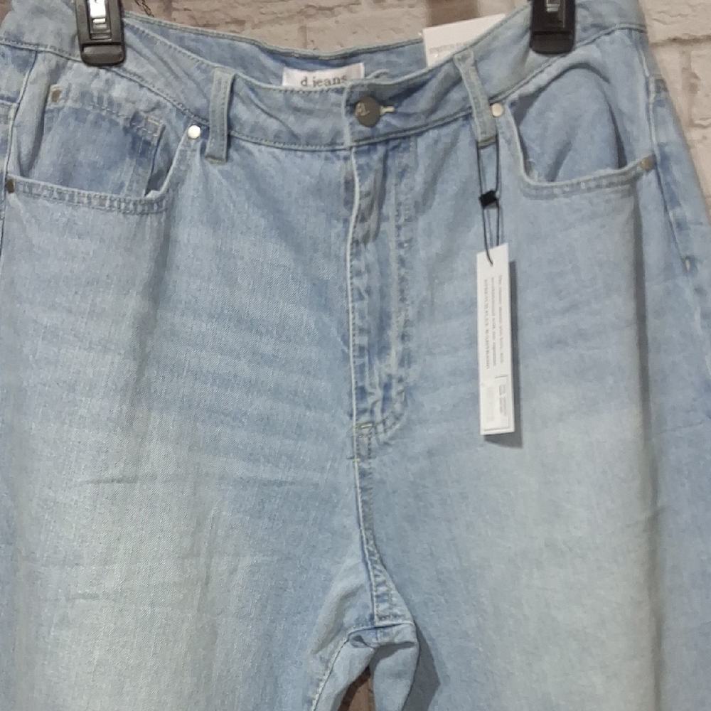 🔥d. jeans Light Blue Relaxed Fit Tapered Jeans - Picture 5 of 5